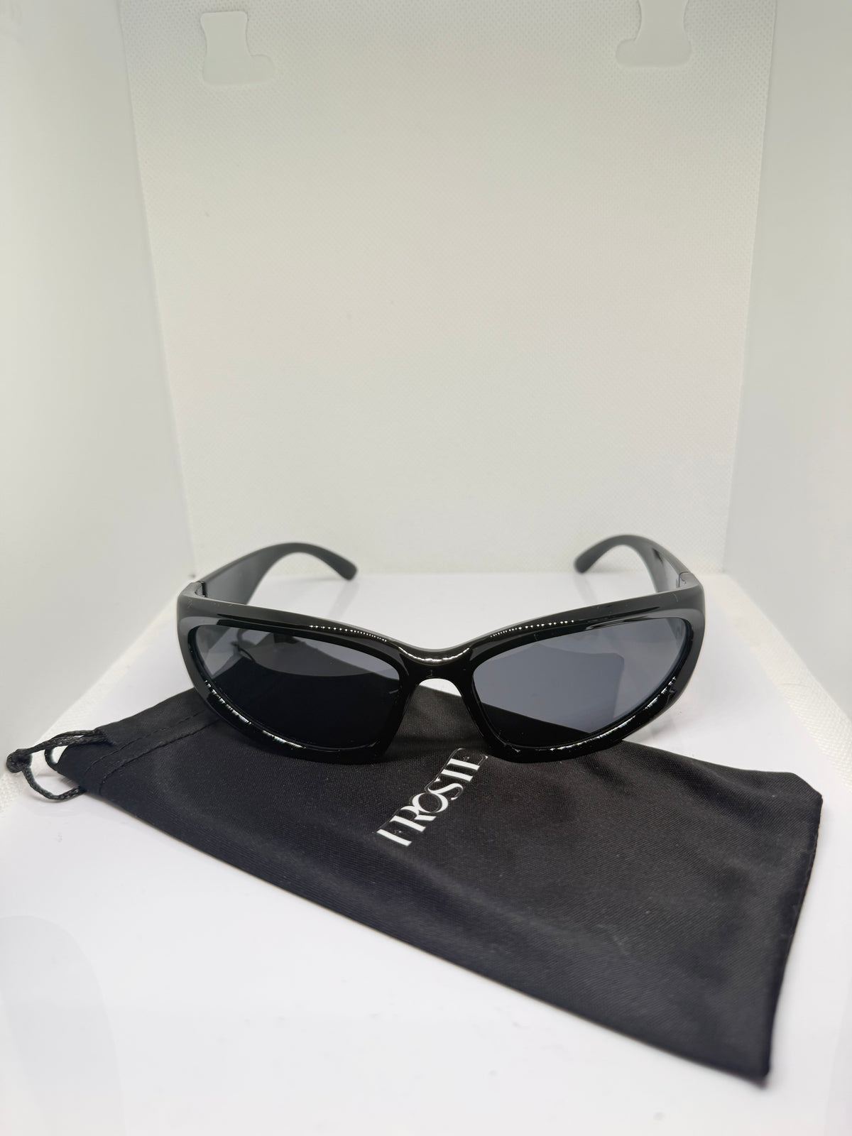 Viper – Gloss Black Shield Sunglasses