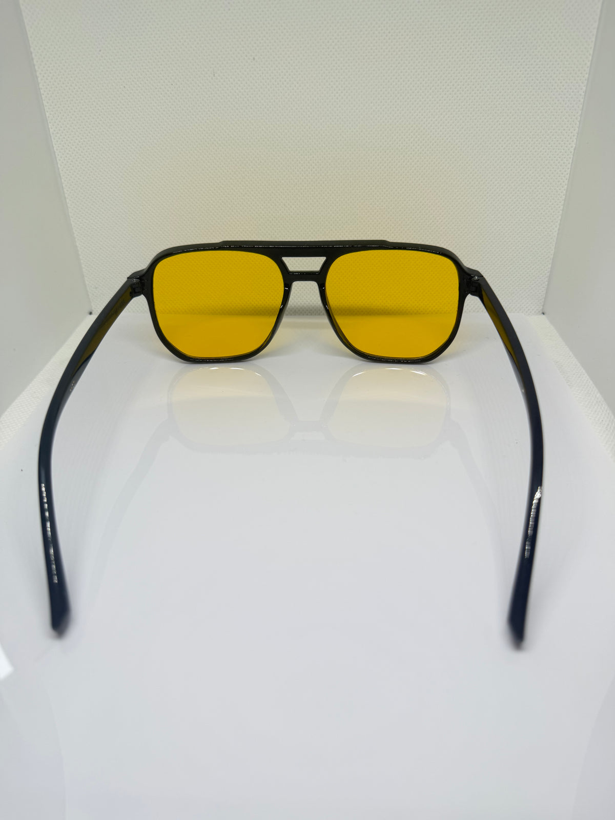 Solar – Black & Yellow Retro Sunglasses