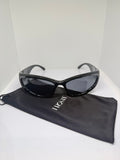Viper – Gloss Black Shield Sunglasses