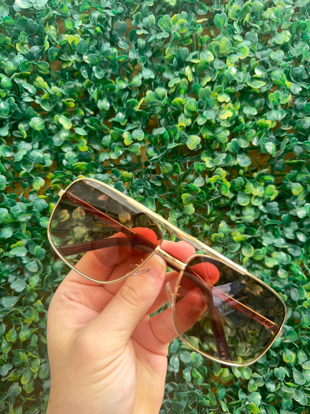 Atlas Classic Gold Aviator Sunglasses with Gradient Lenses
