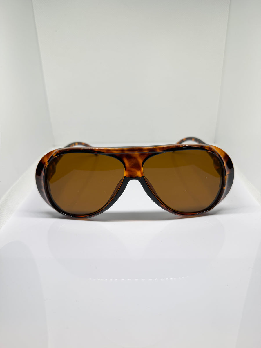 Havana oversized brown tortoiseshell sunglasses by Froste