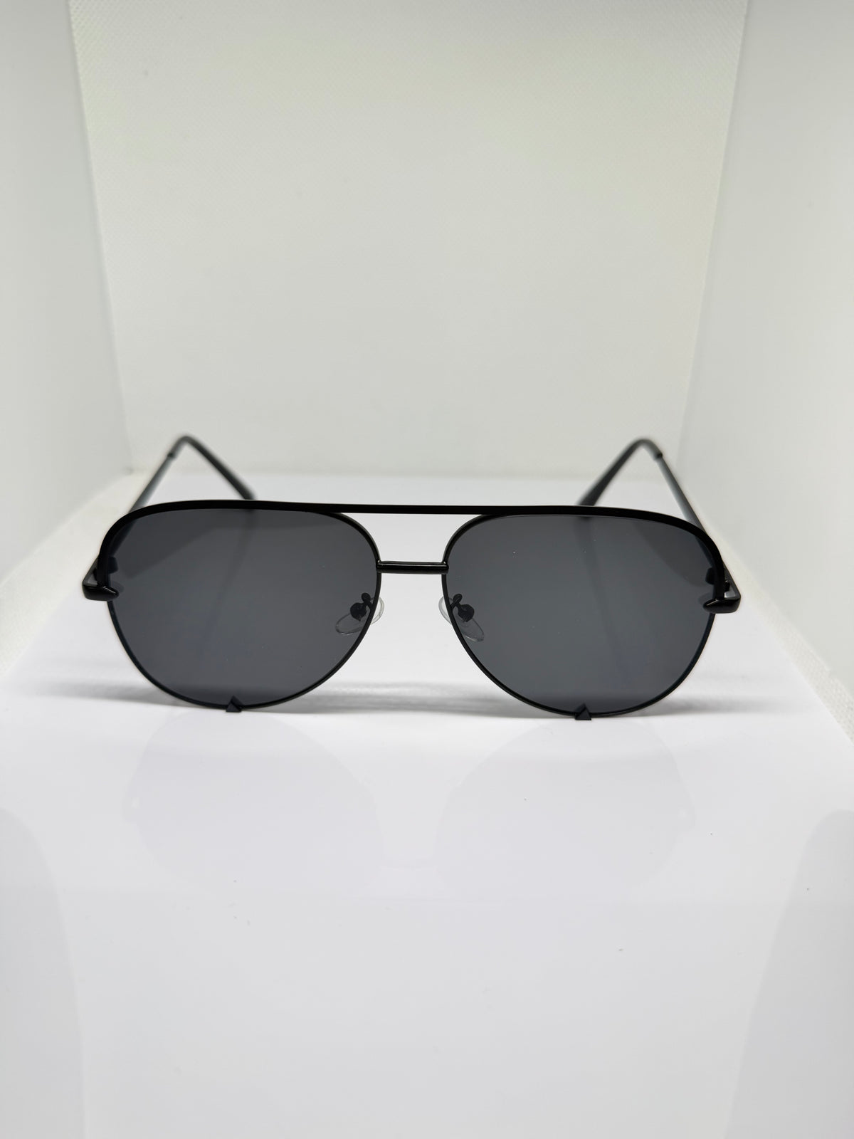 Shadow black aviator sunglasses by Froste