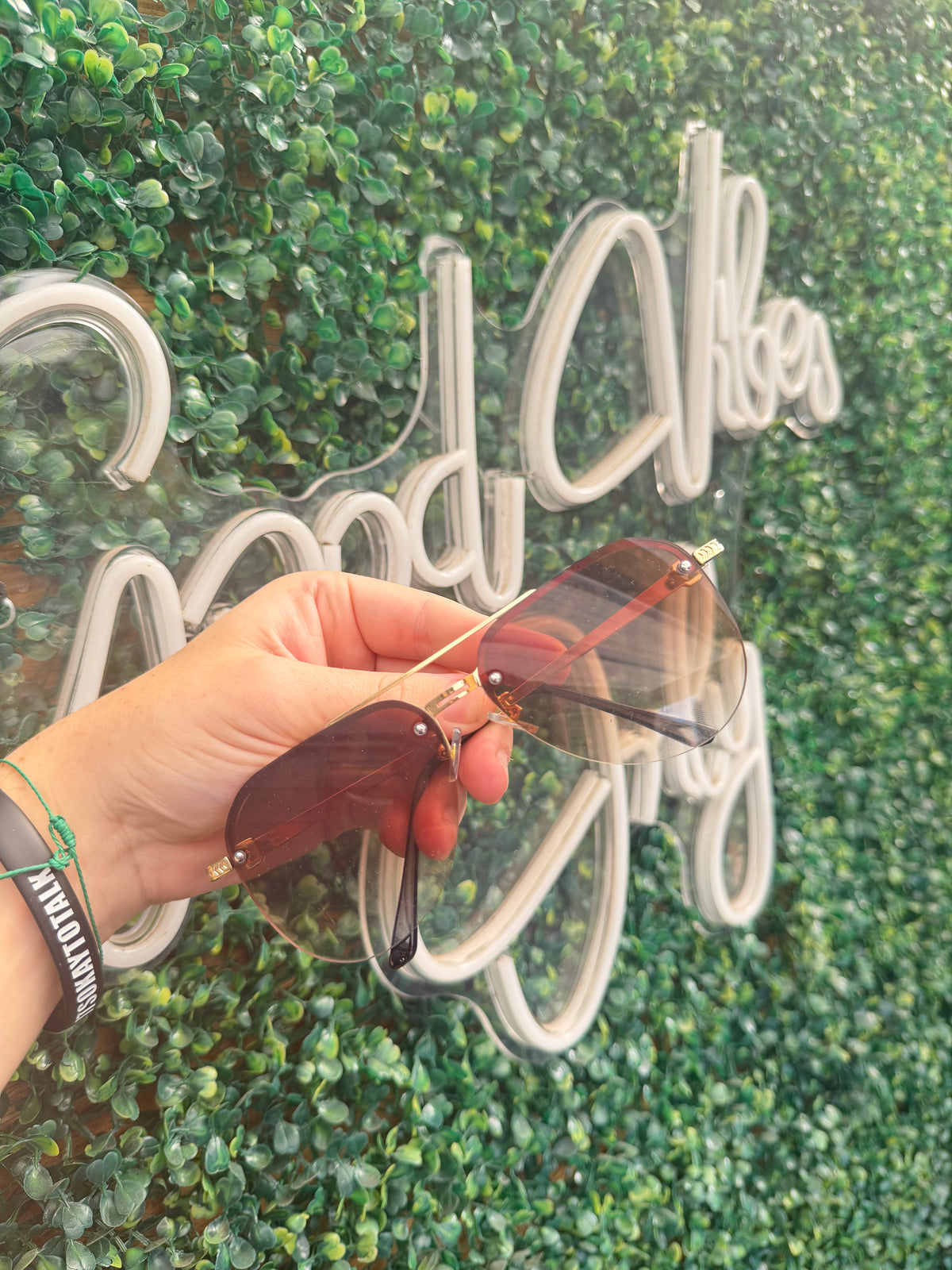 Cairo Gold Aviator Sunglasses with Brown Lenses