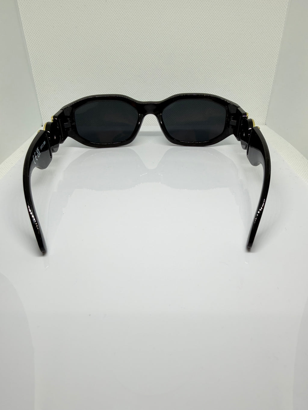 Roma Black & Gold Medallion Sunglasses