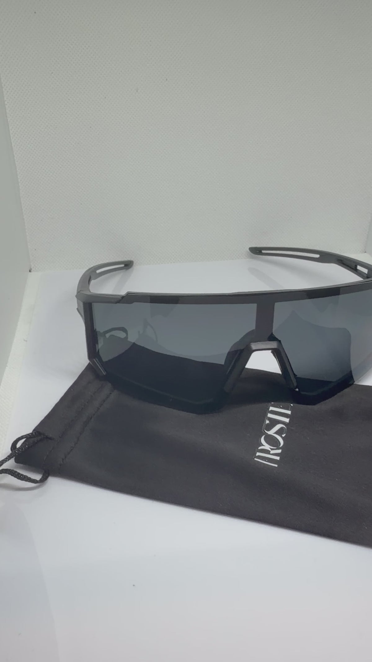 Monza – Black Shield Riding Sunglasses